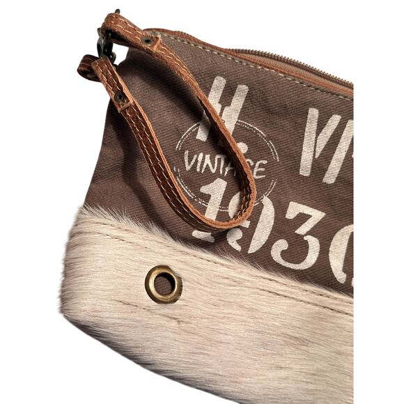 Myra VP11 1930  canvas wristlet Bag Cosmetic Bag - Picture 1 of 7